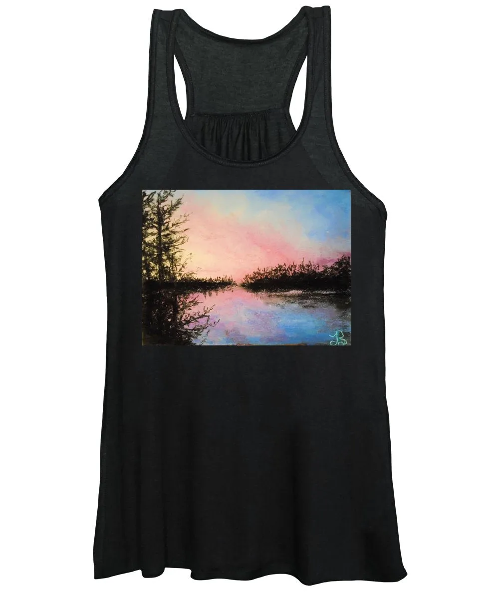 Night Streams in Sunset Dreams  - Women's Tank Top