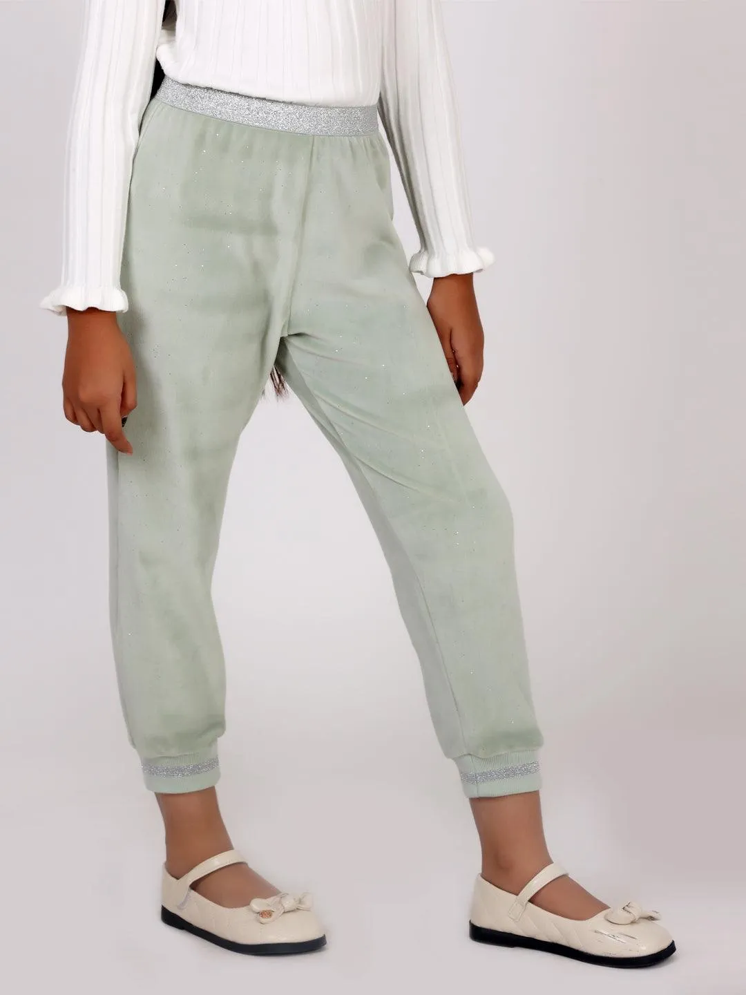 One Friday Mint Relaxed Trouser