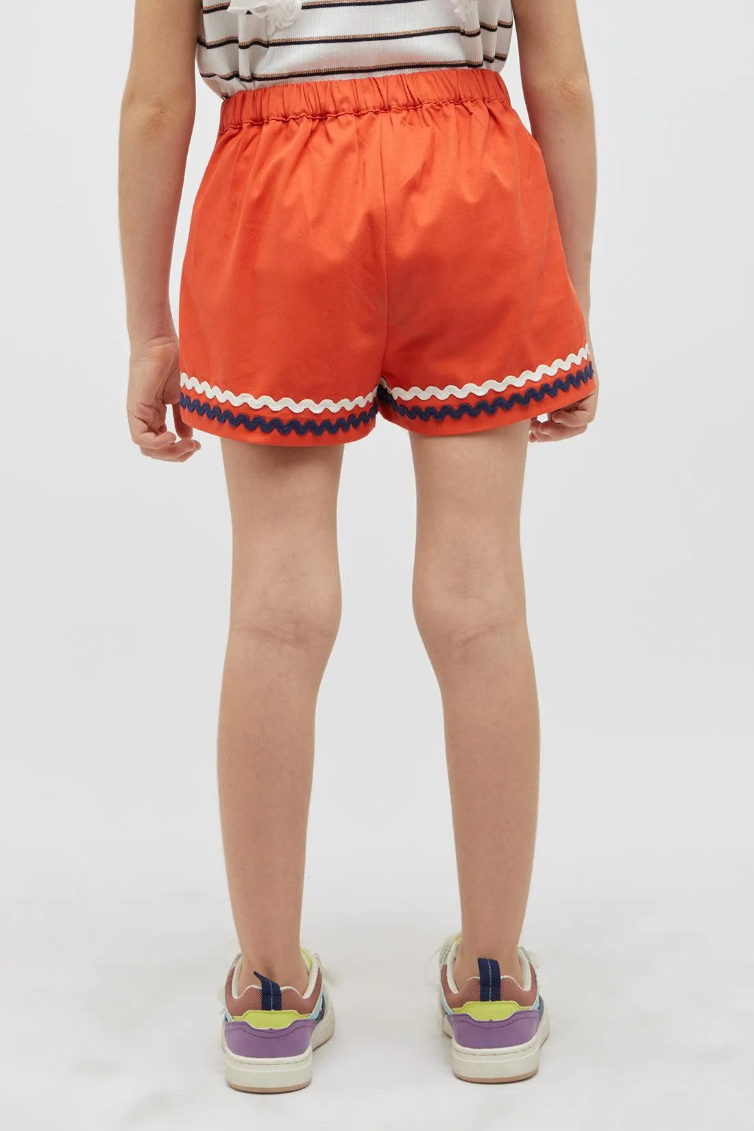 One Friday Orange Shorts