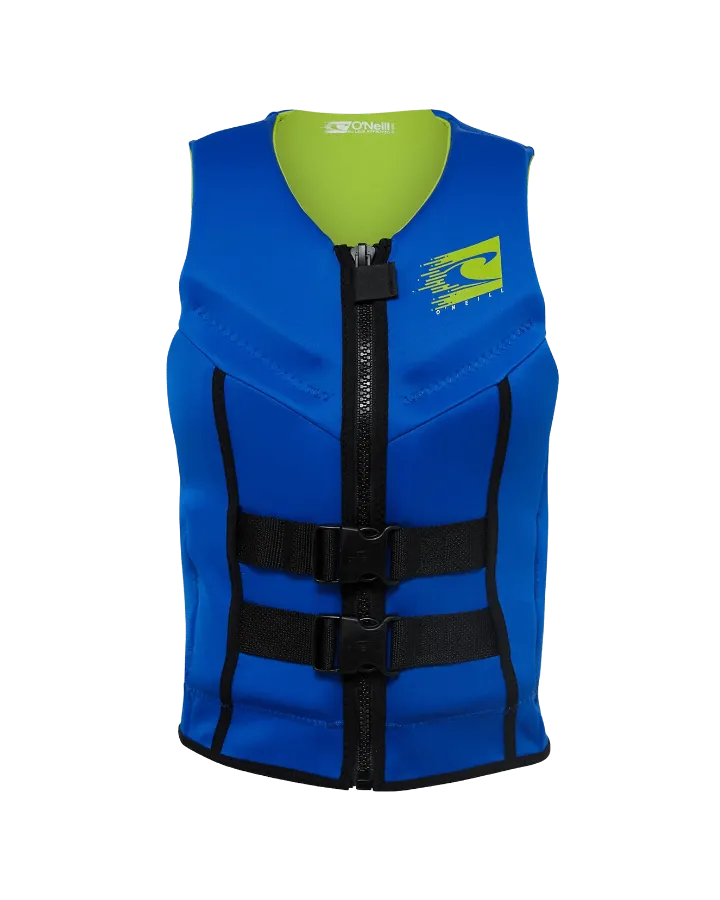 O'Neill Teen Reactor L50S Kids Vest - BRBX Bright Blue - 2023