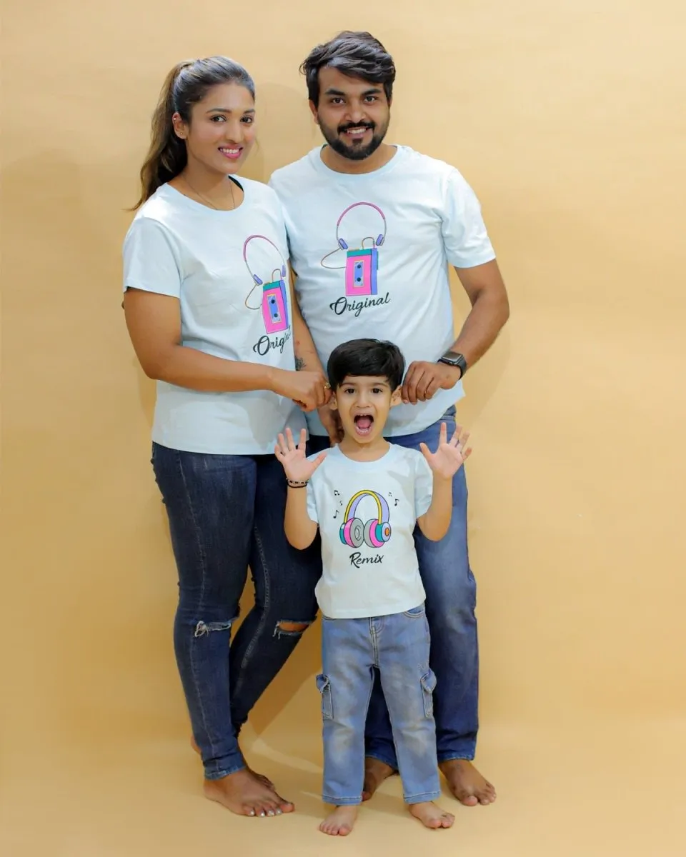 Original Matching Family T-shirt - Combo of 3