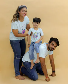 Original Matching Family T-shirt - Combo of 3