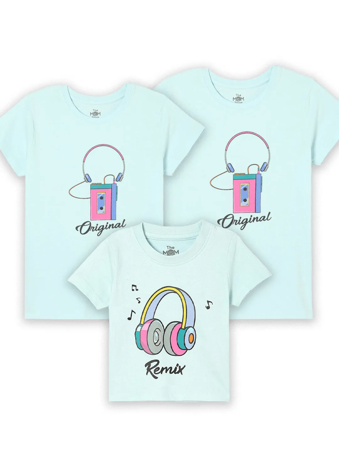 Original Matching Family T-shirt - Combo of 3