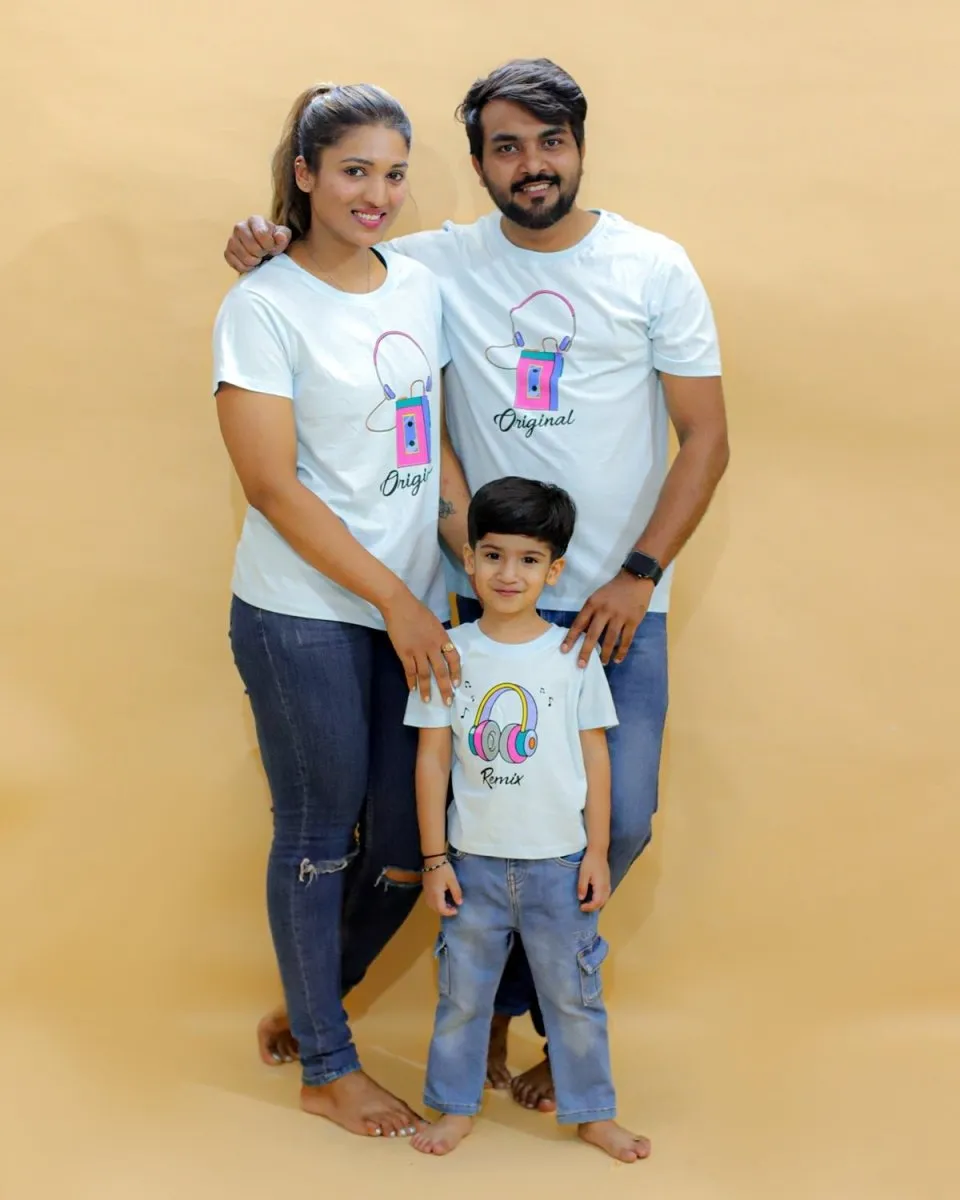 Original Matching Family T-shirt - Combo of 3