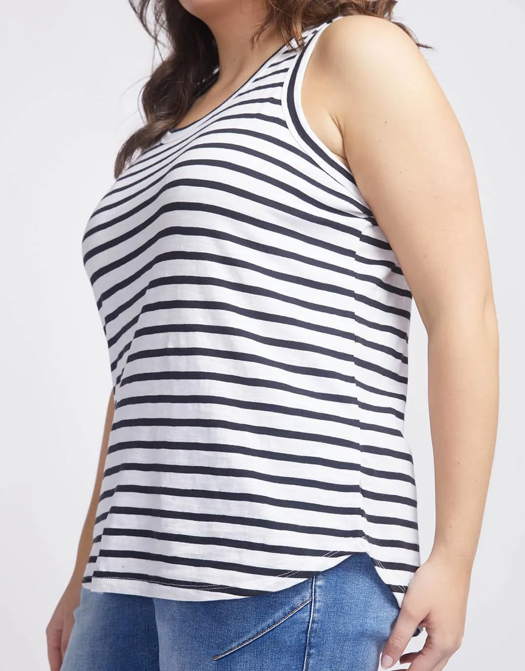 Original Tank - Black/White Stripe