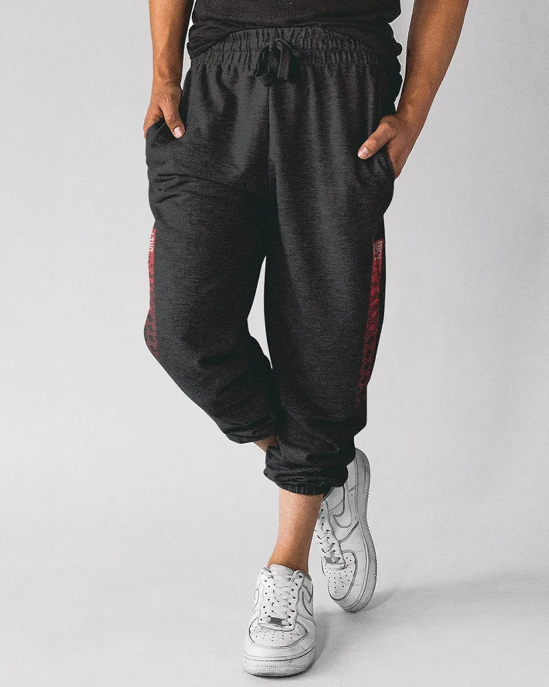 Pattern Logo Stripe Joggers