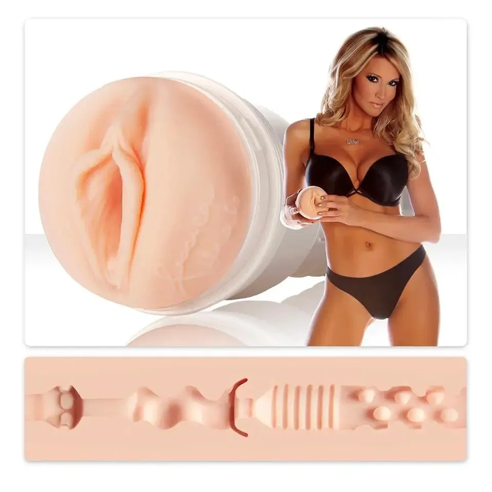 Pornstar Jessica Drake Fleshlight Stretchy Flesh Pink Vagina Masturbator