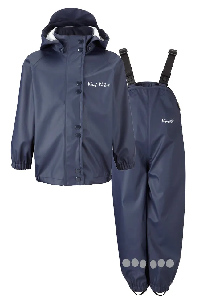 PU Waterproof Rain Set (ages 2 - 3yrs)