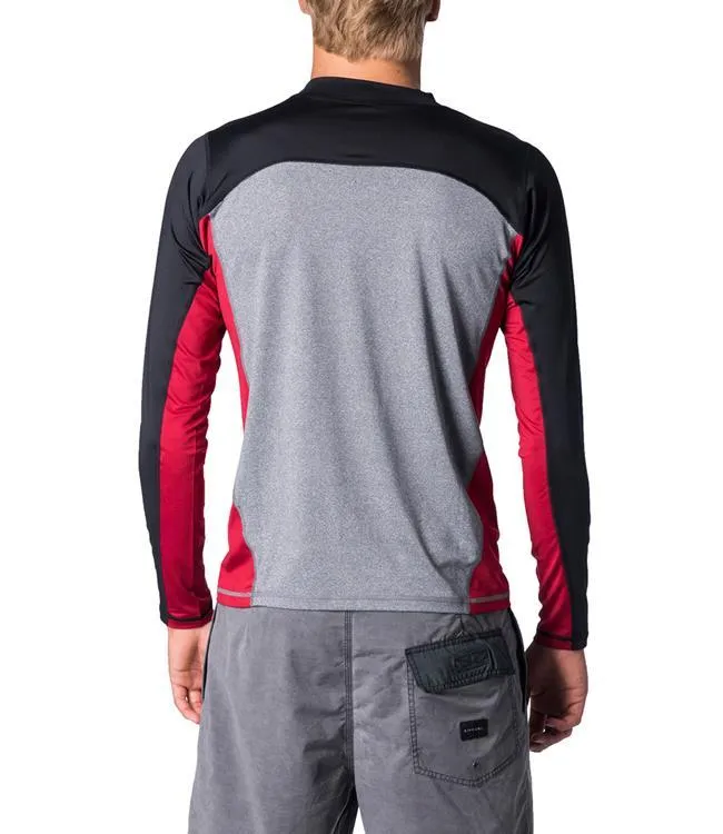 Ripcurl Underline Relaxed Long Sleeve UV Tee (2020) - Red