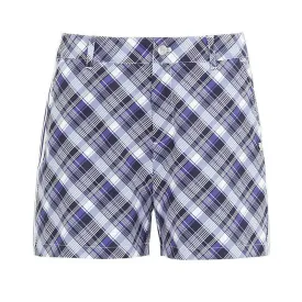 SVG Golf Plaid Print Shorts