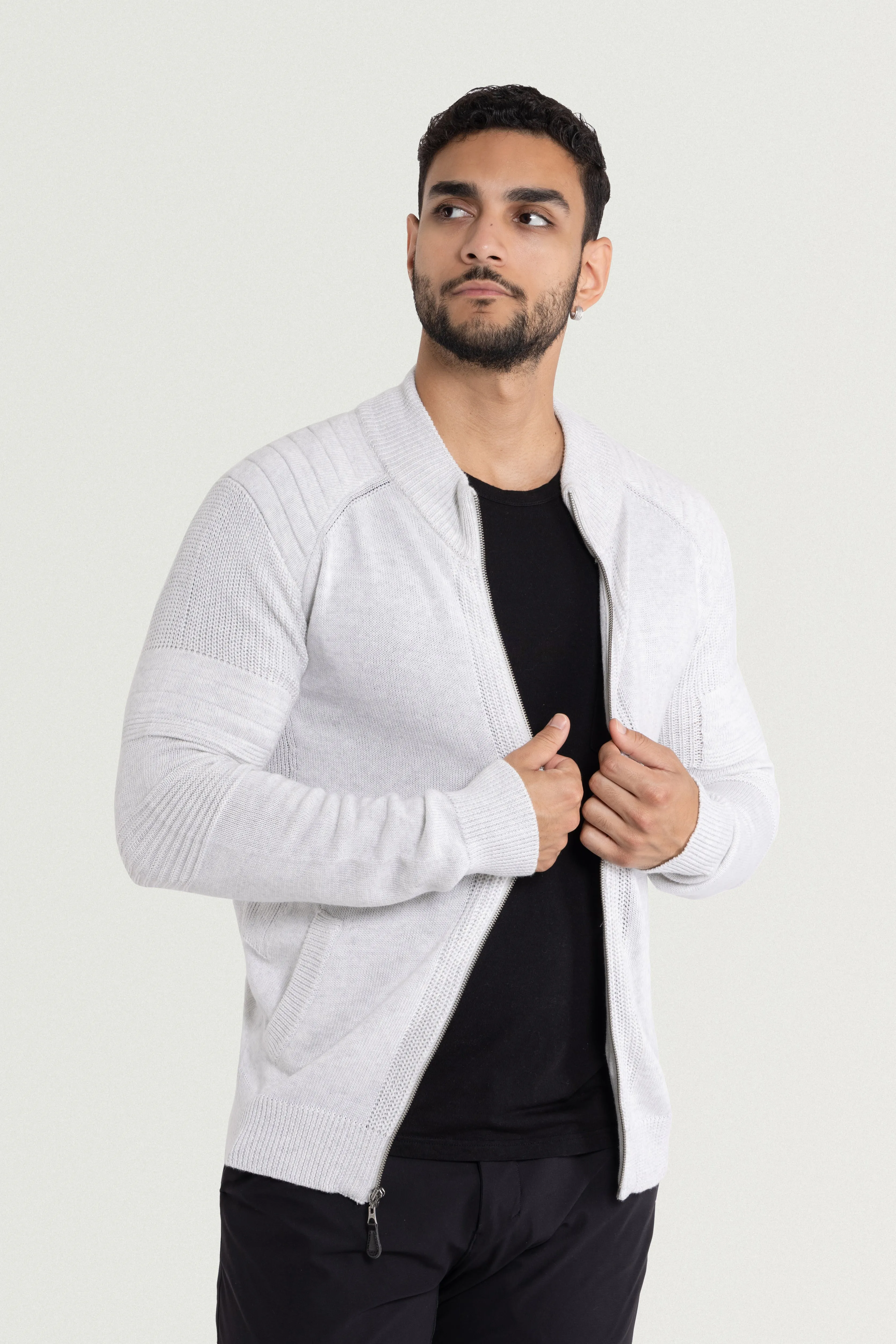 X RAY Men's Slim Fit Full-Zip Sweater Jacket Big & Tall Available