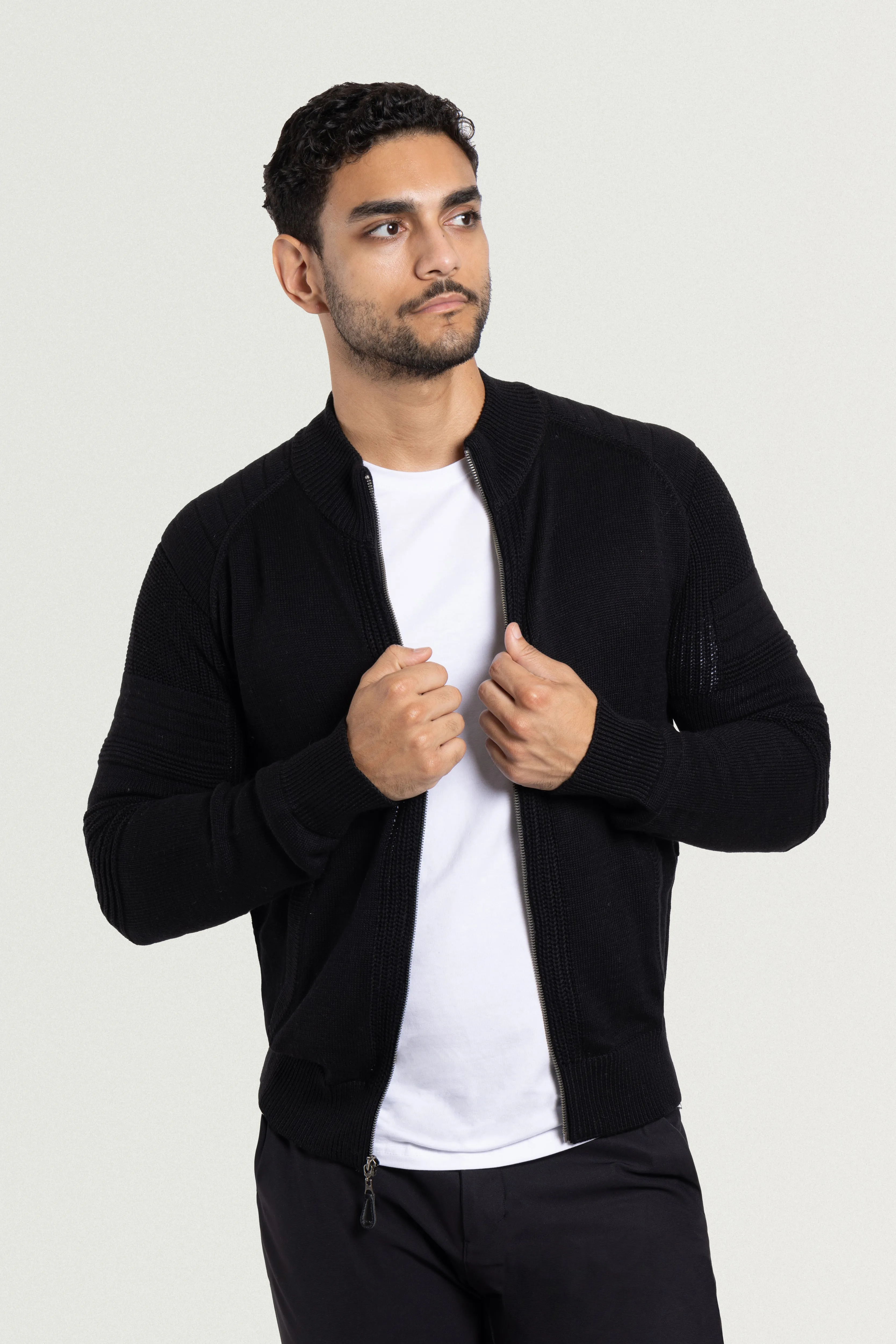 X RAY Men's Slim Fit Full-Zip Sweater Jacket Big & Tall Available